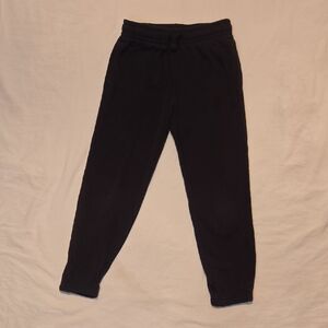 Athletic Works Black Jogger Sweatpants Tapered Fit Boys Sz 8